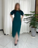 پیراهن مجلسی یقه دانتل ماریا