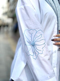 شومیز سفید گلدوزی