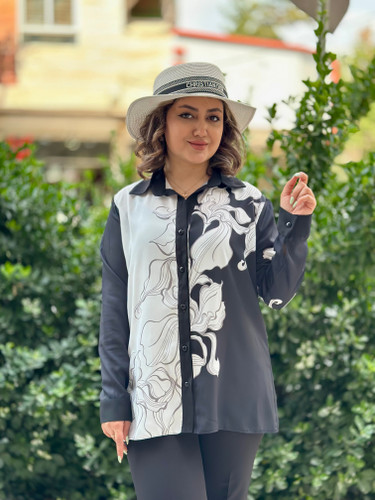 شومیز کرپ حریرمجلسی جدید مدل سیما