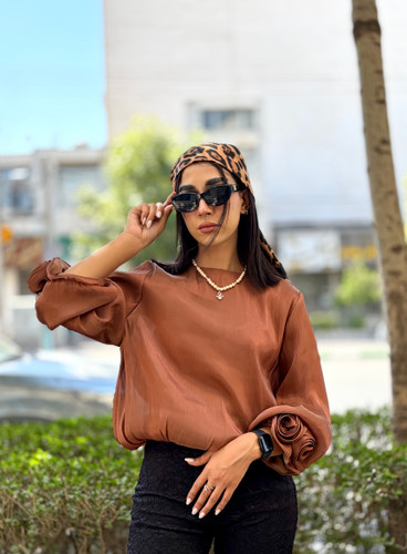 شومیز کریستالی شیشه ای
