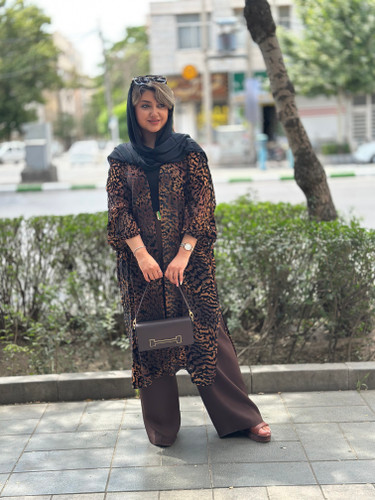 مانتو مجلسی پلنگی