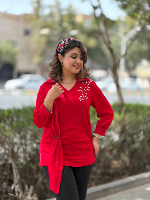 شومیز قرمزسیلا