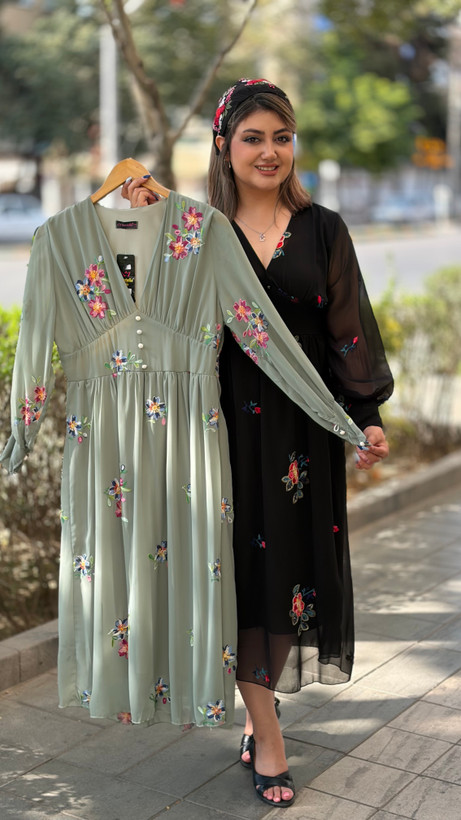 پیراهن حریر ترک