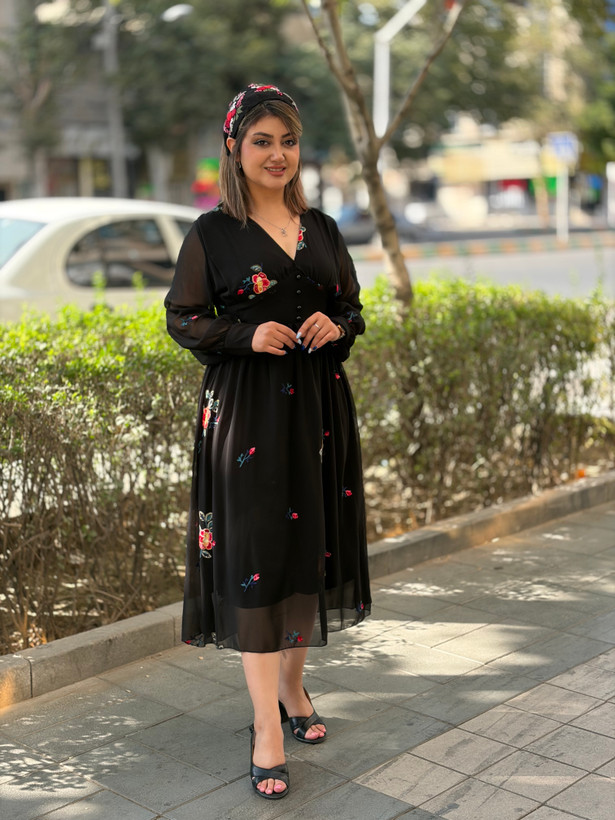 پیراهن حریر ترک