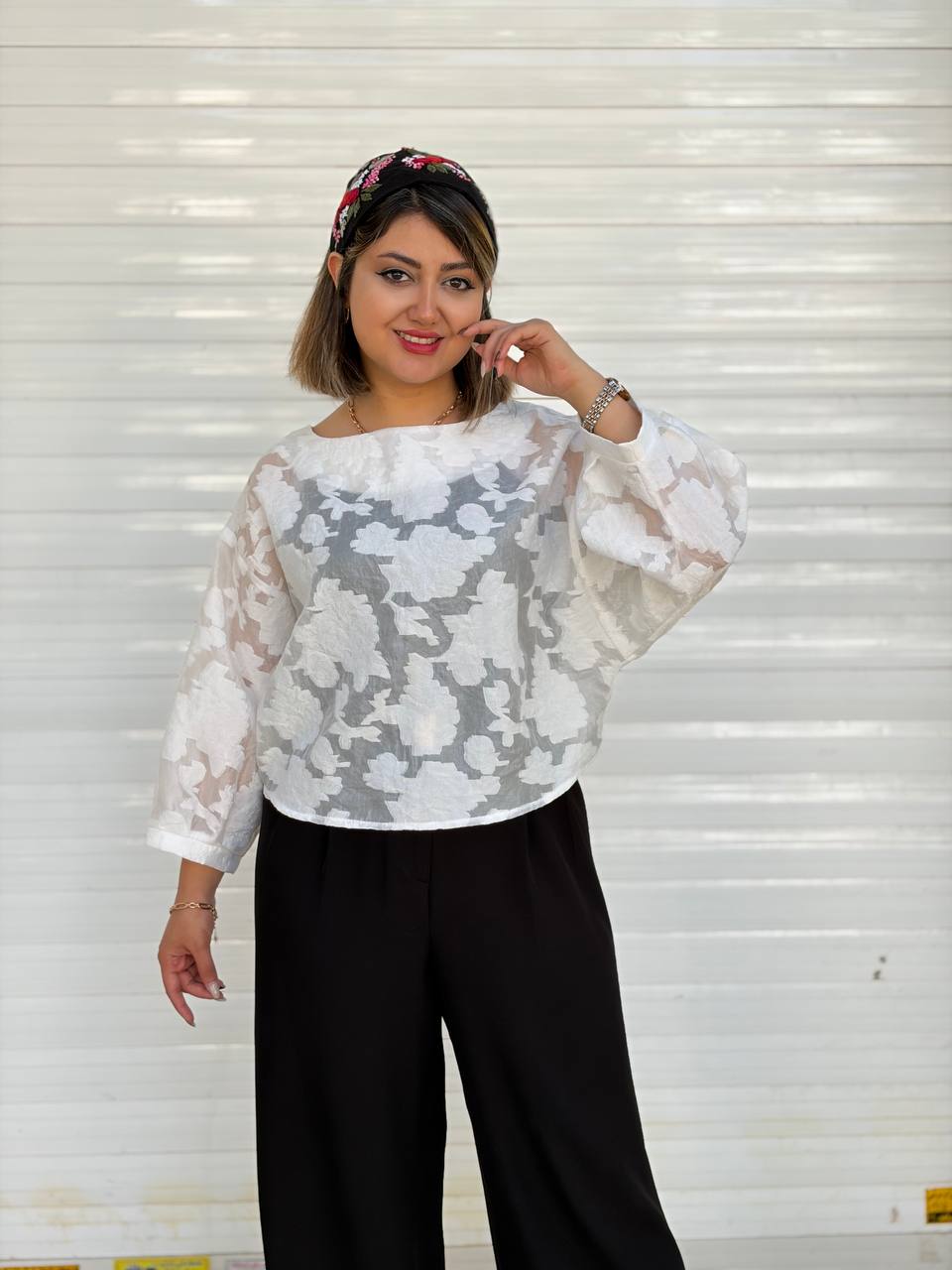 شومیز دخترانه (رز برجسته )